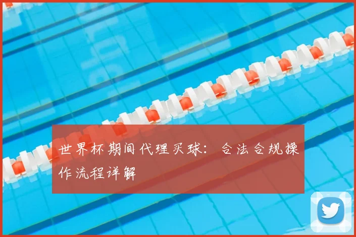 世界杯期间代理买球：合法合规操作流程详解