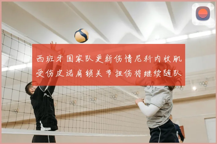 西班牙国家队更新伤情尼科内收肌受伤皮诺肩锁关节扭伤将继续随队训练